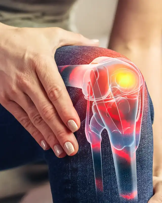 Chronic Pain Boone NC Knee Pain Red